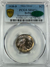 $0.05 1938 D BUFFALO NICKEL MS-67 + CAC PCGS