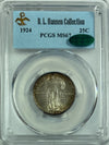 $0.25 1924 STANDING LIBERTY MS-67 CAC PCGS